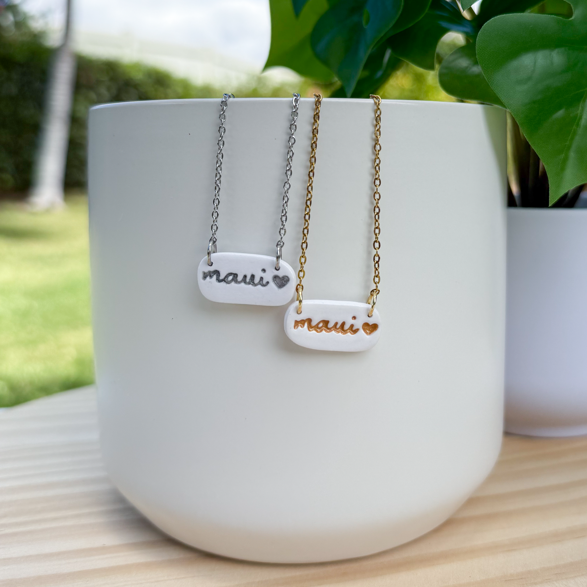 Maui charm necklace