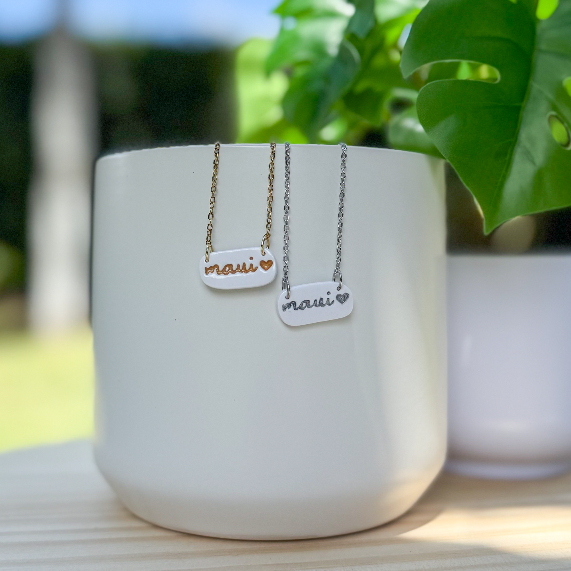 Maui charm necklace