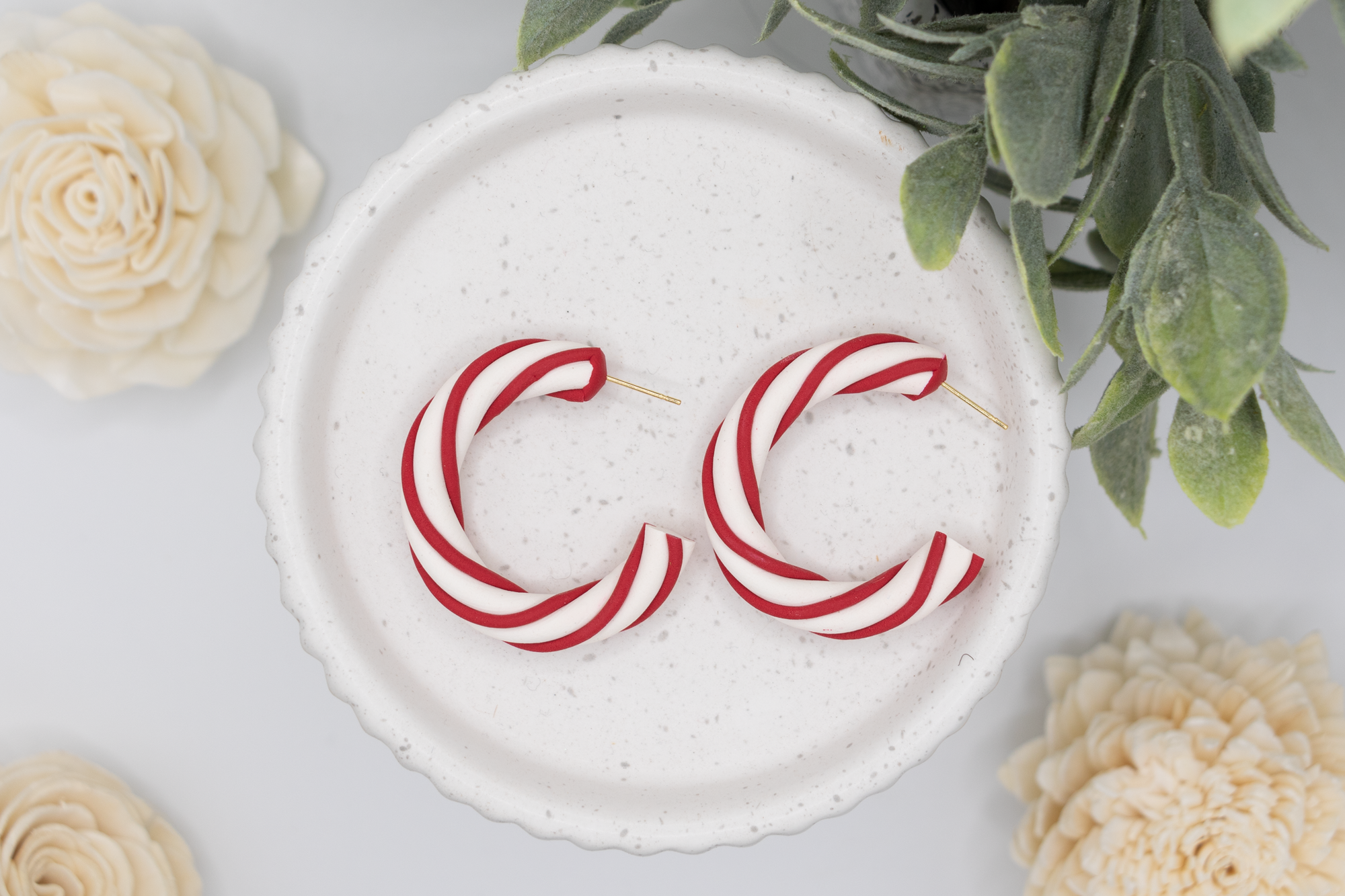 Candy cane hoops
