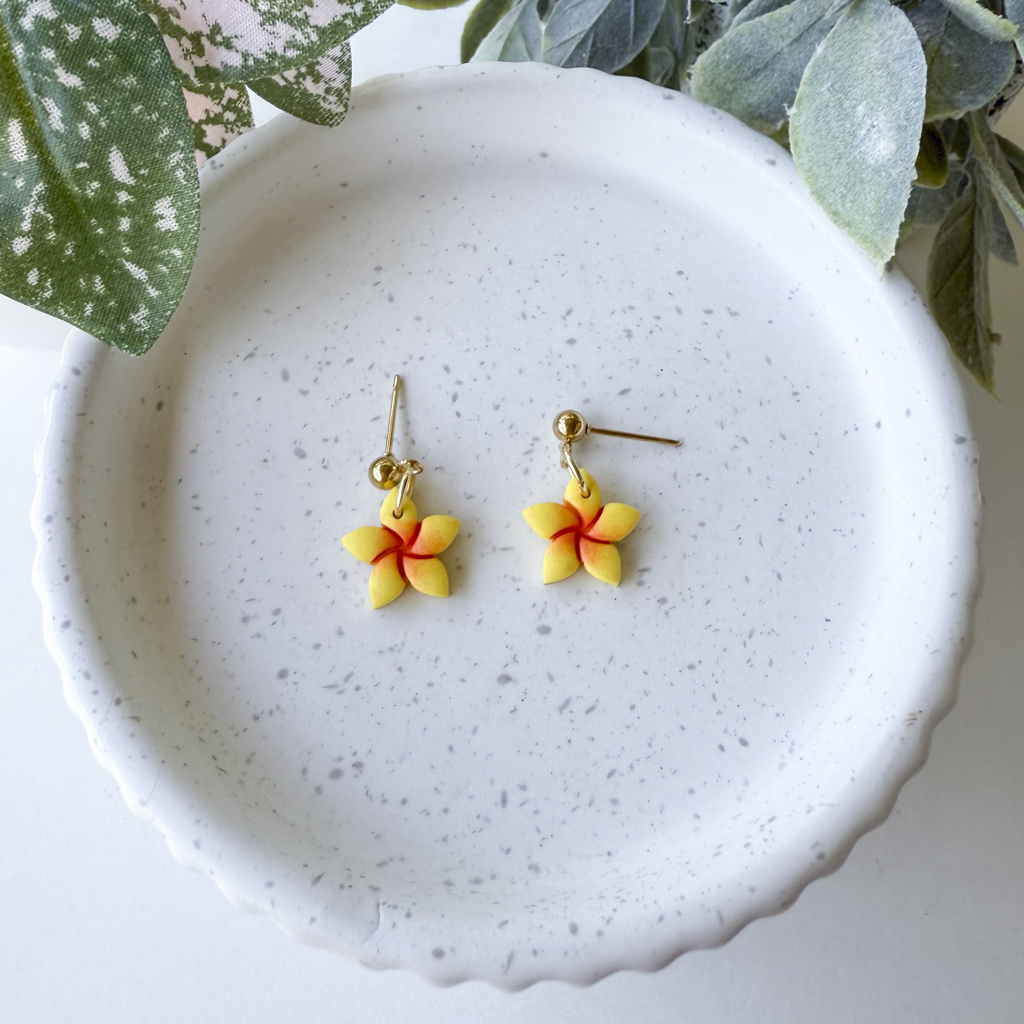 Plumeria dangles, multiple colors