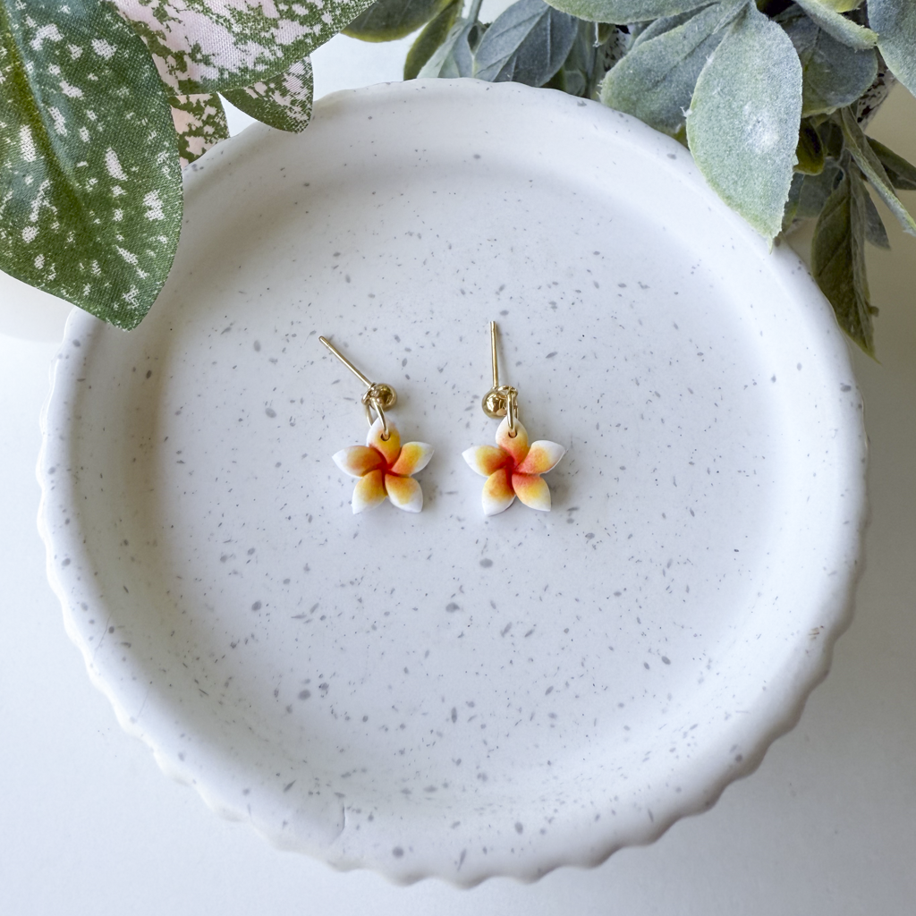 Plumeria dangles, multiple colors