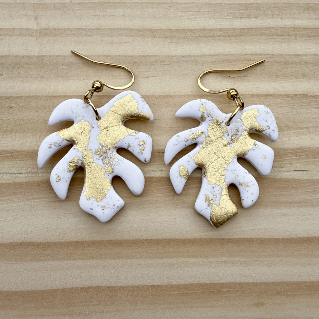 White & gold monstera